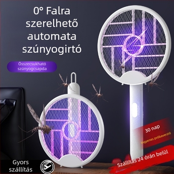 Összecsukható elektromos szúnyogcsapó UV-fényes csapdával, USB-töltésű, MX05 modell, 5V, 800mAh, beltéri és kültéri használatra