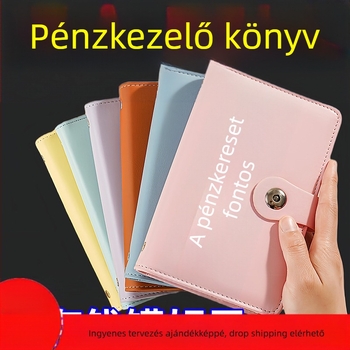 Pénztárca-gyűjtő szervező PU bőrrel, PVC bélés, vízálló, uniszex, városi minimalista stílus, mindennapi használat