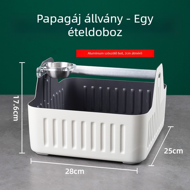 Papagáj asztali edző toalett kuka (WP01) - felnőtt, közepes testalkat, madár