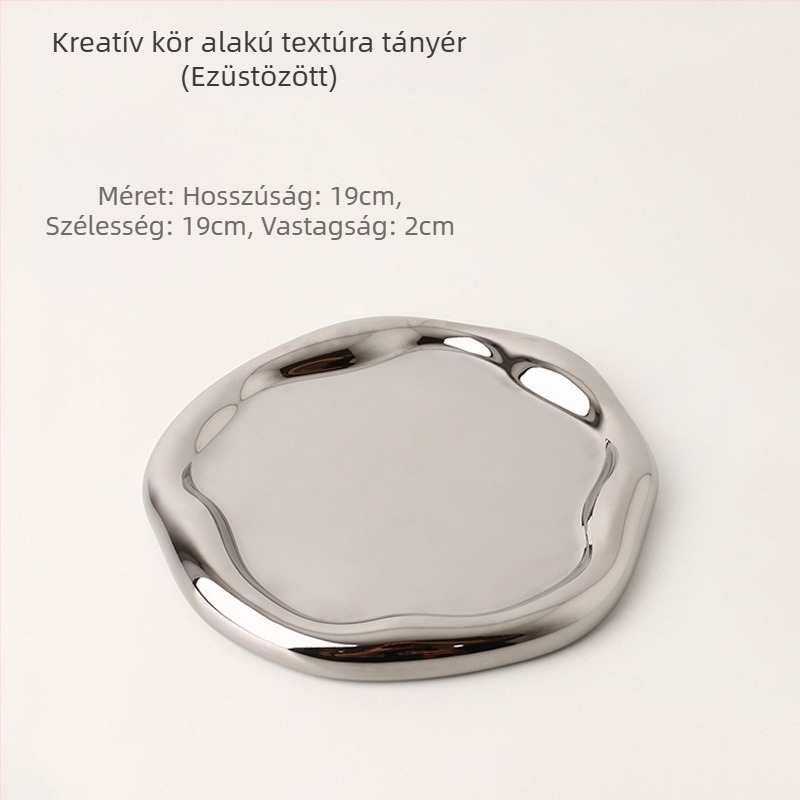 Behanmei kerámiaváza elektroplatált bevonattal — porcelán, könnyed luxus stílus