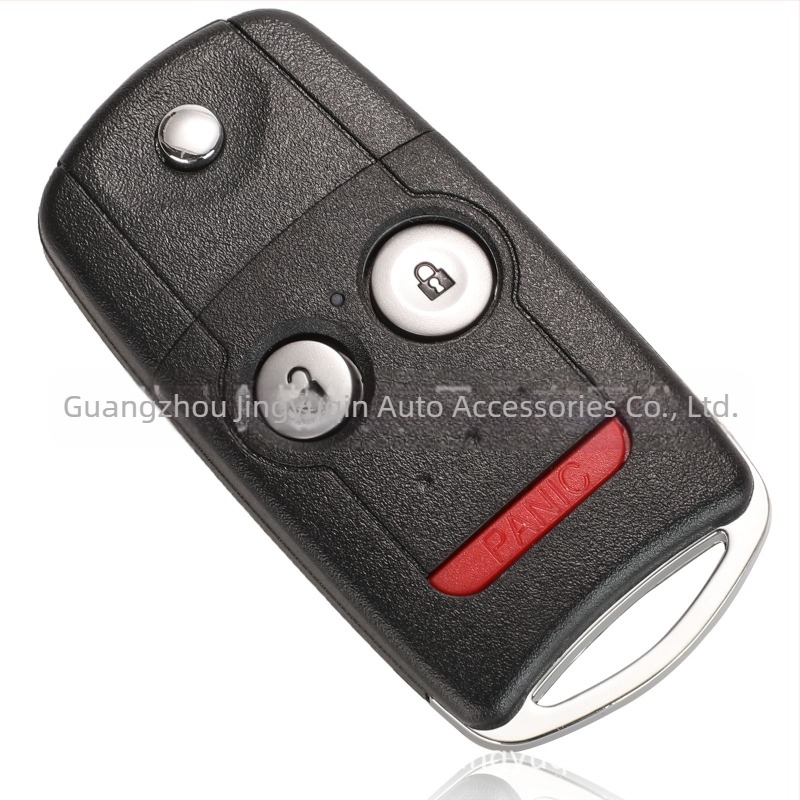 Összecsukható kulcstok Honda/Acura Accord Jazz CRV HRV-hoz — ABS + réz, réz penge, 55 g, kompatibilis összecsukható távirányítós kulcsokkal