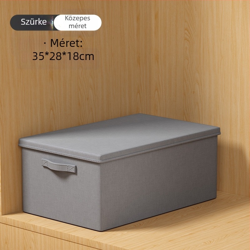 Youna SNX6013 összecsukható ruhatartó doboz, 60–70 L, nem szőtt anyagból, kézi hordozásra