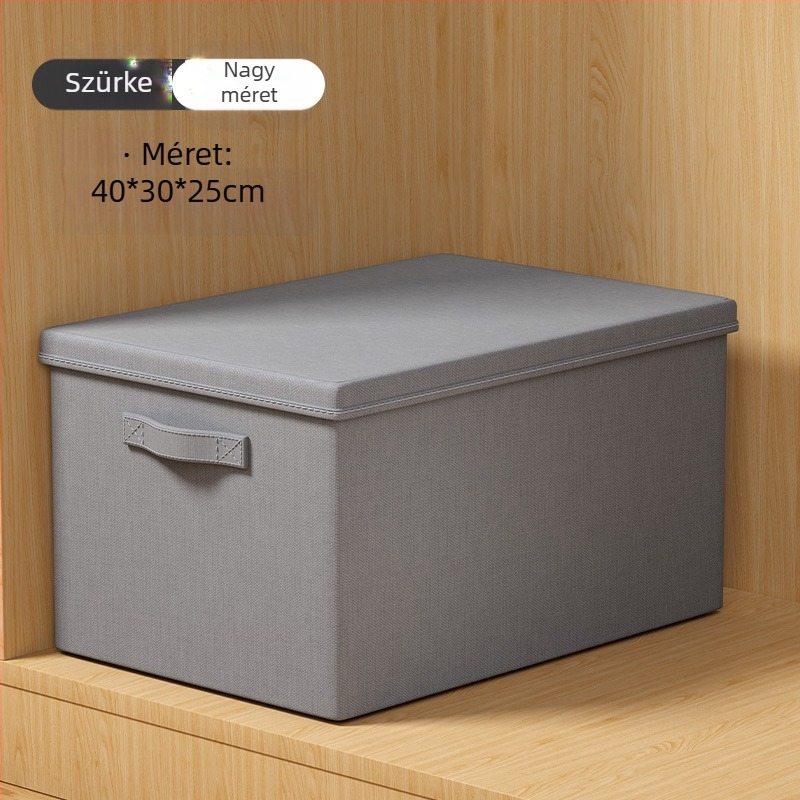 Youna SNX6013 összecsukható ruhatartó doboz, 60–70 L, nem szőtt anyagból, kézi hordozásra