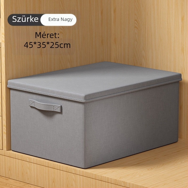 Youna SNX6013 összecsukható ruhatartó doboz, 60–70 L, nem szőtt anyagból, kézi hordozásra