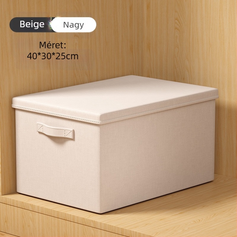 Youna SNX6013 összecsukható ruhatartó doboz, 60–70 L, nem szőtt anyagból, kézi hordozásra