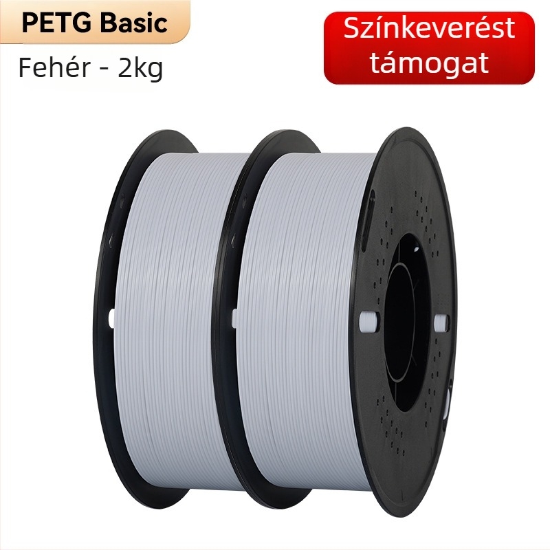 Qipang PETG filament 3D nyomtatáshoz (1,75 mm átmérő, 2 kg tekercs)