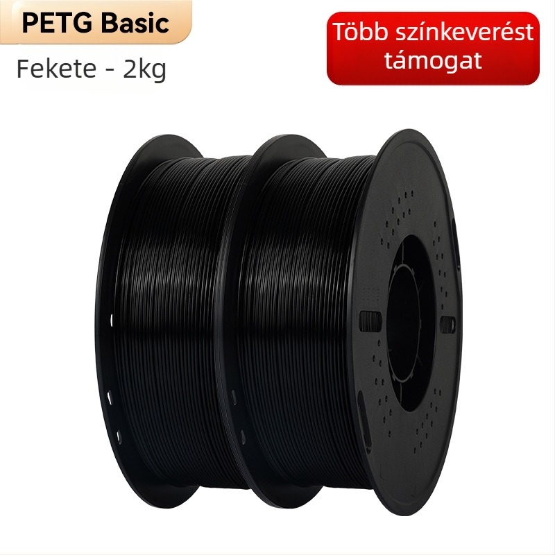 Qipang PETG filament 3D nyomtatáshoz (1,75 mm átmérő, 2 kg tekercs)