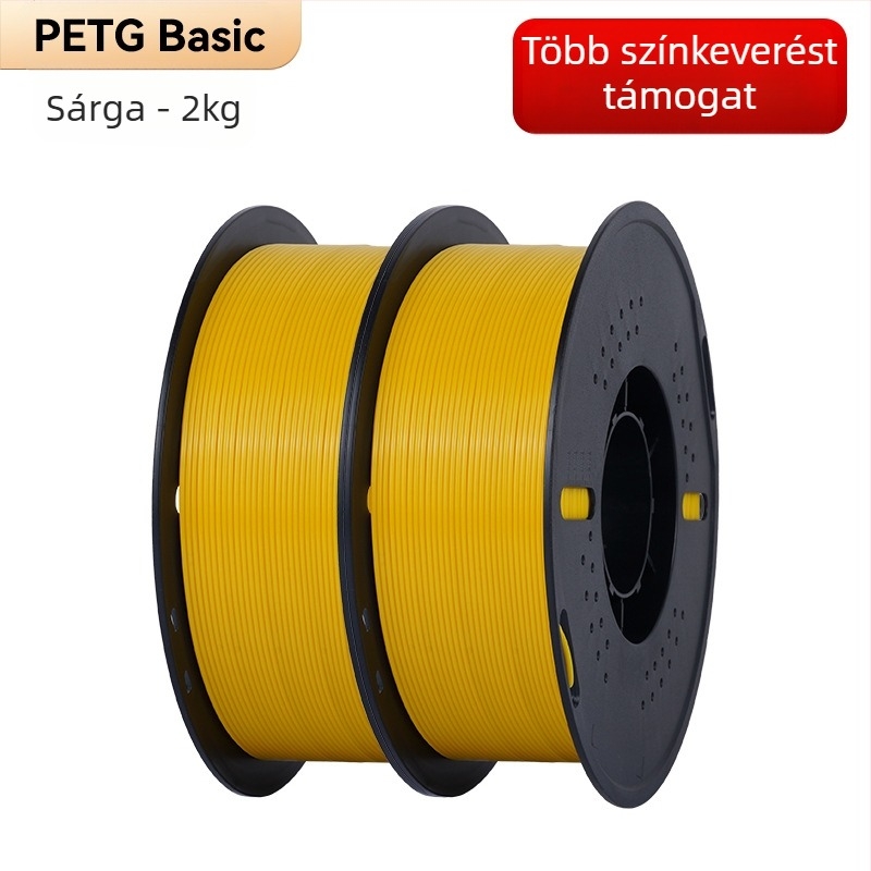 Qipang PETG filament 3D nyomtatáshoz (1,75 mm átmérő, 2 kg tekercs)