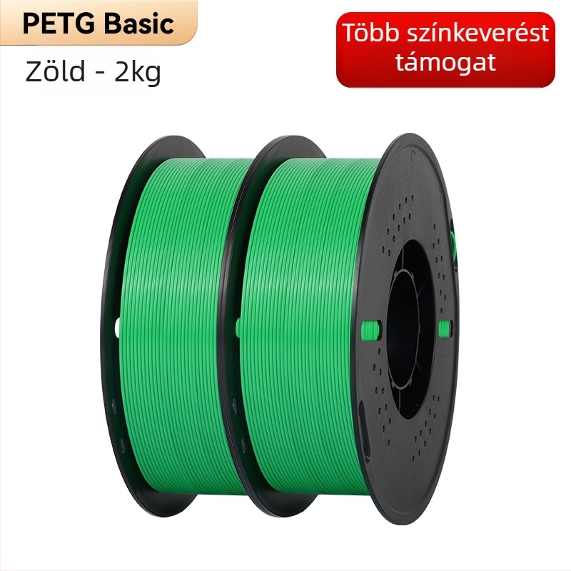 Qipang PETG filament 3D nyomtatáshoz (1,75 mm átmérő, 2 kg tekercs)