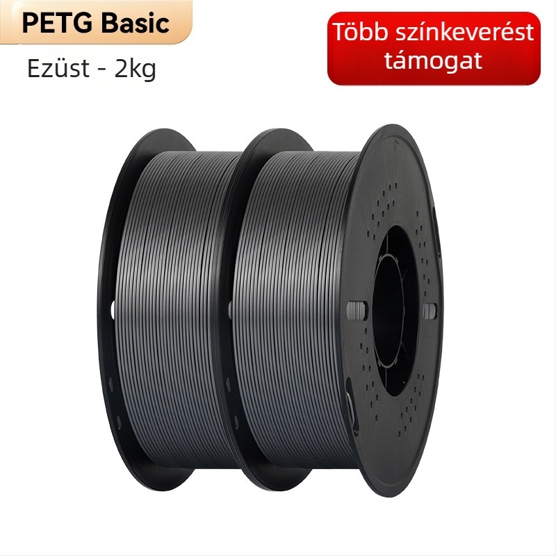 Qipang PETG filament 3D nyomtatáshoz (1,75 mm átmérő, 2 kg tekercs)
