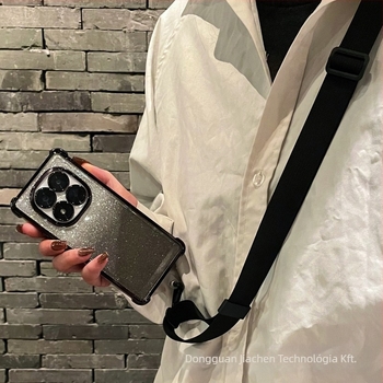 Telefonhoz való lanyard crossbody pánt – uniszex, nejlonból, fém csattal, Jiazhen Márka, nyomtatott logó