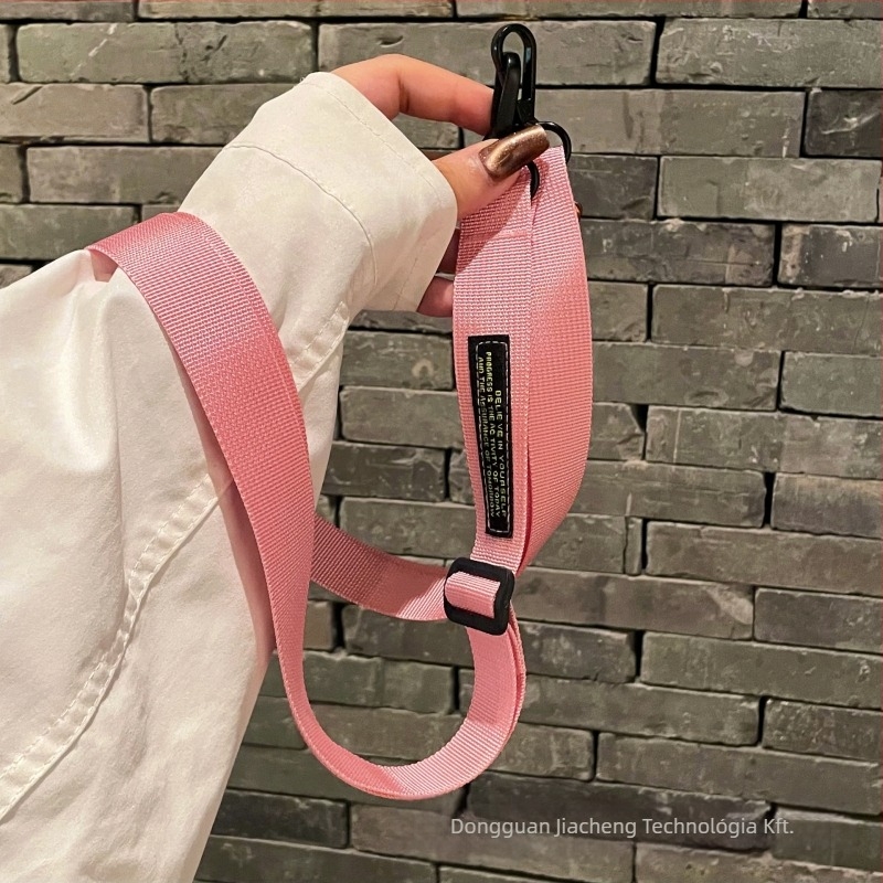 Telefonhoz való lanyard crossbody pánt – uniszex, nejlonból, fém csattal, Jiazhen Márka, nyomtatott logó