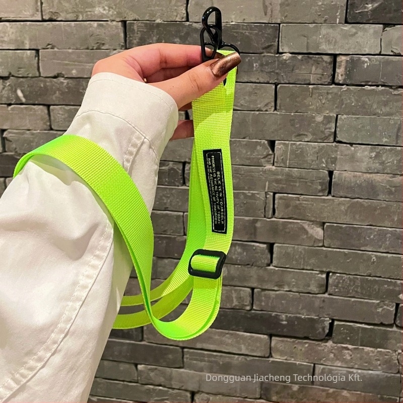 Telefonhoz való lanyard crossbody pánt – uniszex, nejlonból, fém csattal, Jiazhen Márka, nyomtatott logó