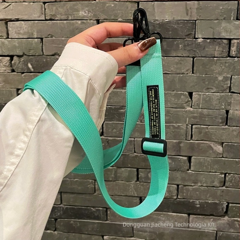 Telefonhoz való lanyard crossbody pánt – uniszex, nejlonból, fém csattal, Jiazhen Márka, nyomtatott logó