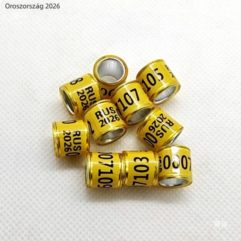 Versenygalambok lábgyűrűk, Jelölőgyűrűk, Cikkszám tfgsdj#j#lznyhfgj#sdhh