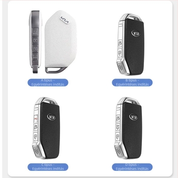 Kia kulcstartó tok, kompatibilis a K5, Sonet, K3, Seltos, Sportage, KX5 és KX3 modellekhez