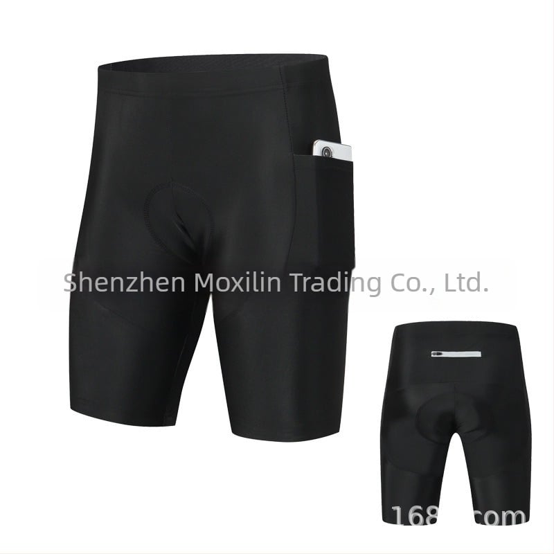 Kerékpáros rövidnadrág szilikon párnázással, nedvszívó, nyár, uniszex