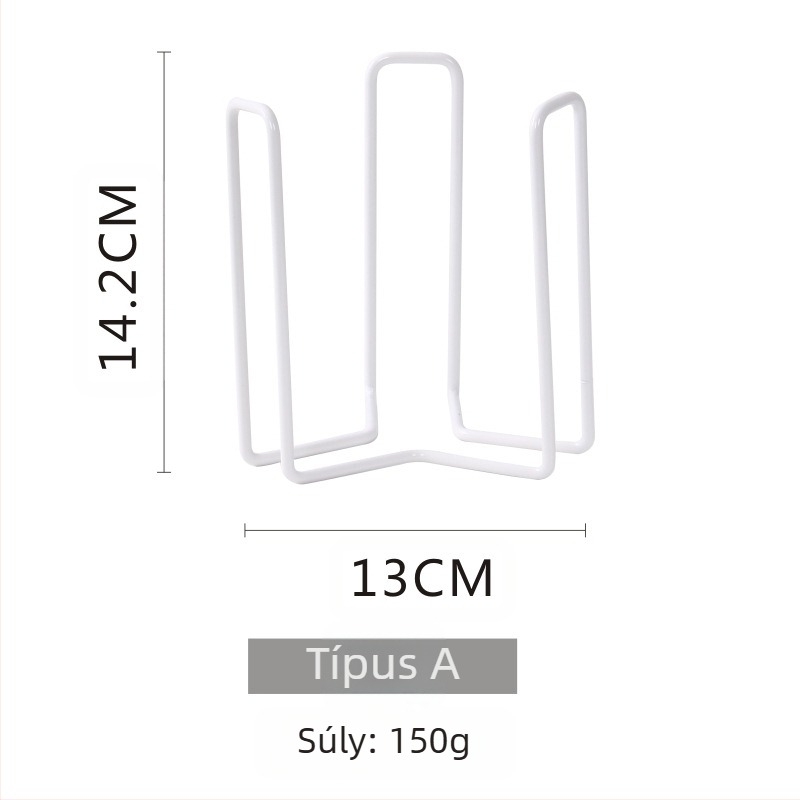 Tálak szárítóállványa – Vasdrót, modern minimalist stílus, konyhai szárítás és tárolás, bevezetve 2024-ben