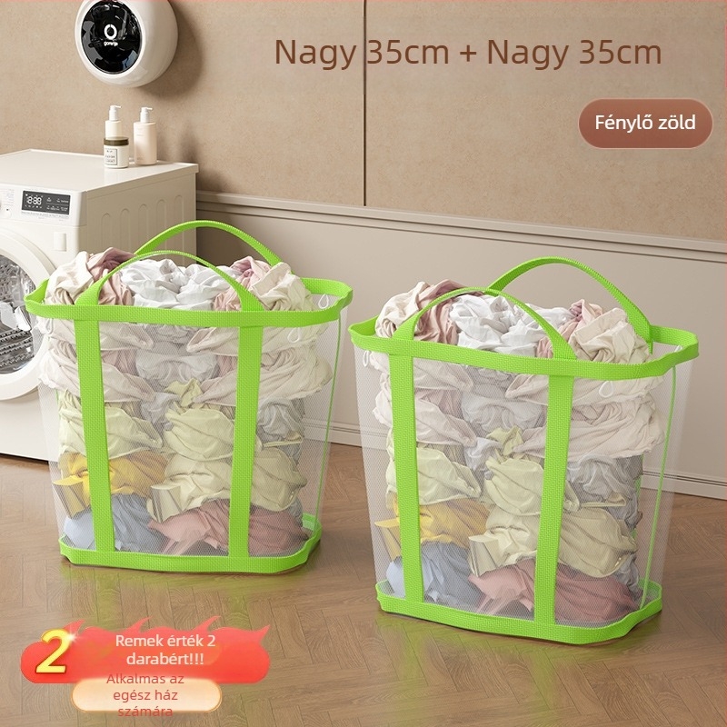 Jiang xu falra szerelhető, nagy kapacitású, összecsukható szennyeskosár