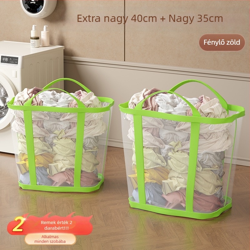 Jiang xu falra szerelhető, nagy kapacitású, összecsukható szennyeskosár