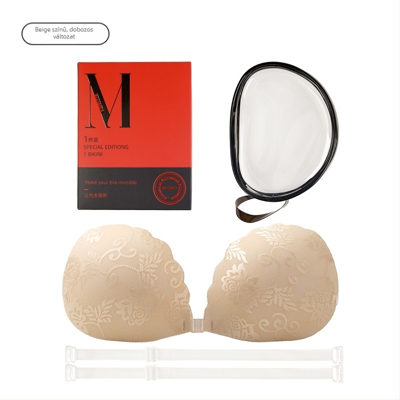Nylon csipkés melltapasz, Push-Up, négy virág alakú forma, vékony és lélegző, láthatatlan
