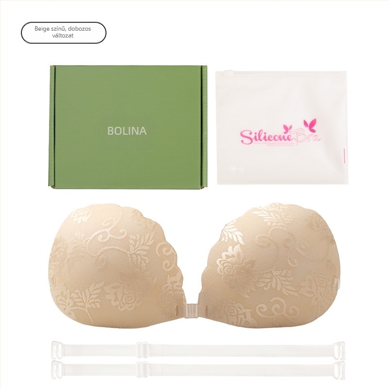 Nylon csipkés melltapasz, Push-Up, négy virág alakú forma, vékony és lélegző, láthatatlan
