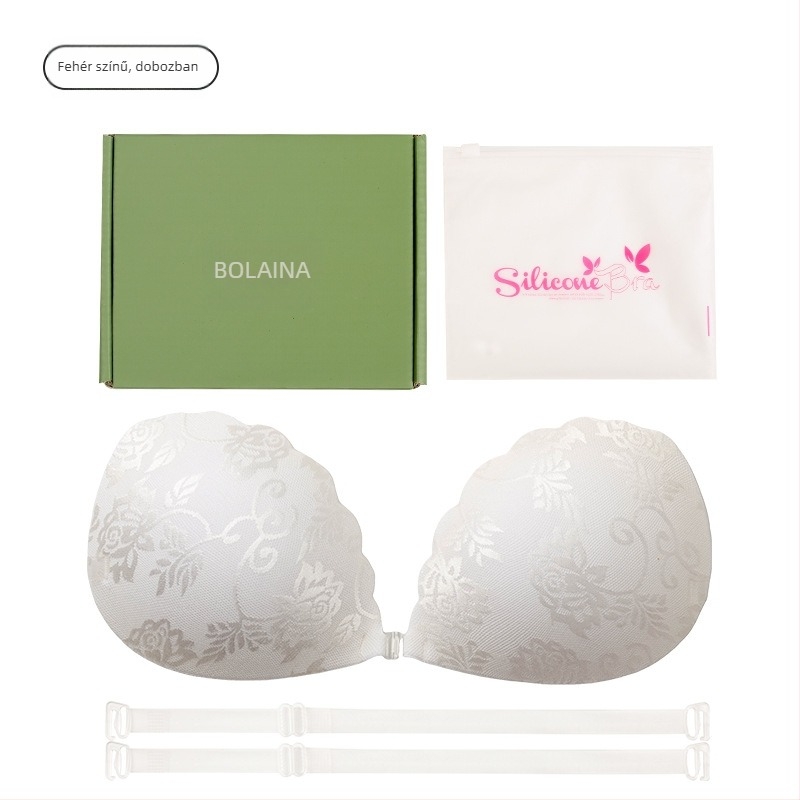 Nylon csipkés melltapasz, Push-Up, négy virág alakú forma, vékony és lélegző, láthatatlan