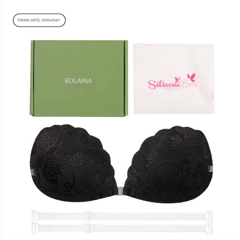 Nylon csipkés melltapasz, Push-Up, négy virág alakú forma, vékony és lélegző, láthatatlan
