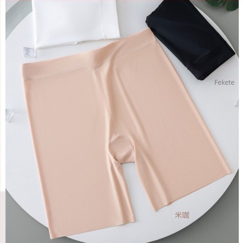 Ice Silk biztonsági rövidnadrág nyárra – Plain weave, középmagas derék, expozíció elleni védelem