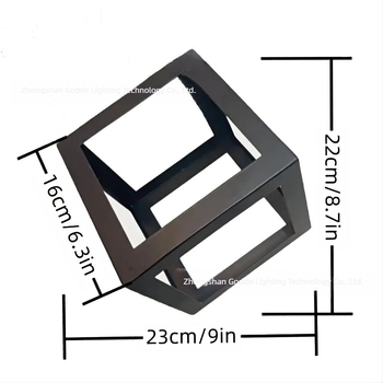 Vasrácsos lámpabúra lámpához — fém, szállodai és kávéházi belső terekhez, testreszabható, eredet Zhongshan