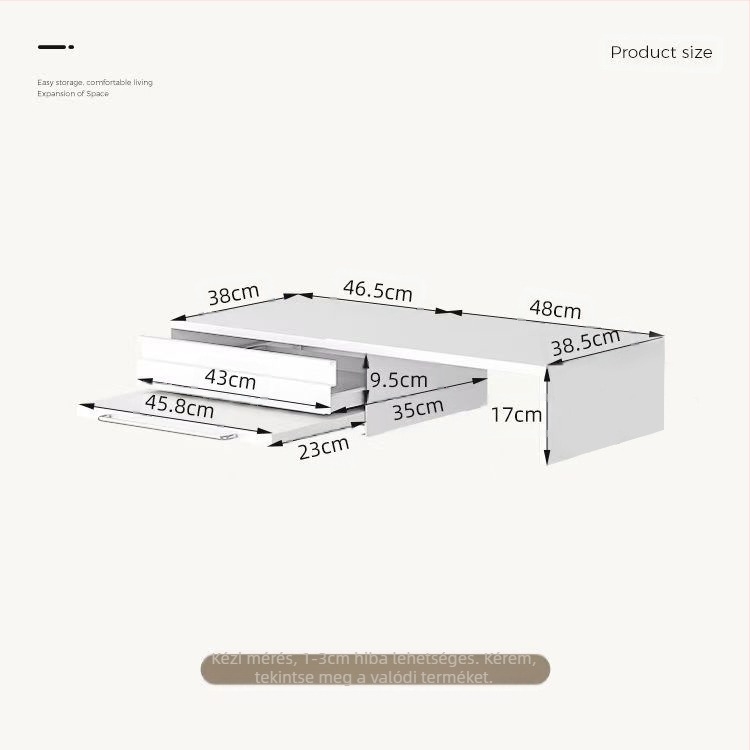 Konyhai kihúzható tálcás mikrosütő állvány — asztali sütőhöz, teleszkópos tolómechanizmus, egyszerű és modern dizájn (Anyag: szénacél; Modell: mikrohullámú sütőfiók panel; Feldolgozás: a rajzok szerint testreszabott)
