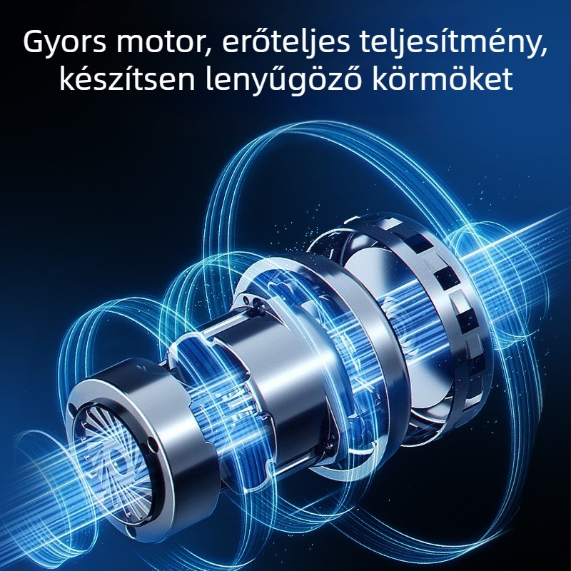 Hordozható USB töltésű körömcsiszoló a halott bőr eltávolítására és a köröm felszínének csiszolására; körömfelület-csiszoló eszköz; anyag: műanyag + rozsdamentes acél; nettó tartalom: 527