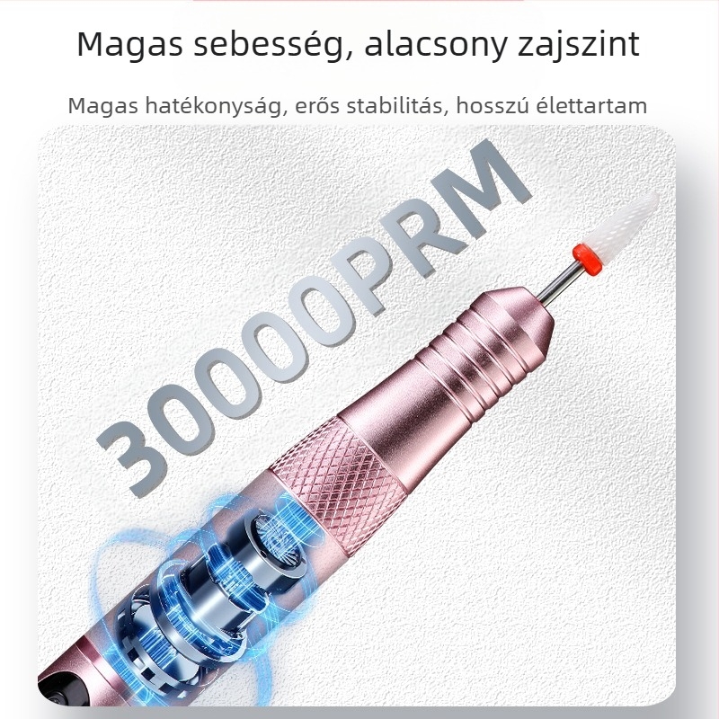 Hordozható körömcsiszoló toll – hosszú élettartamú manikűr eszköz, DF115, Duofu, Shenzhen eredetű, hazai márka, nem importált