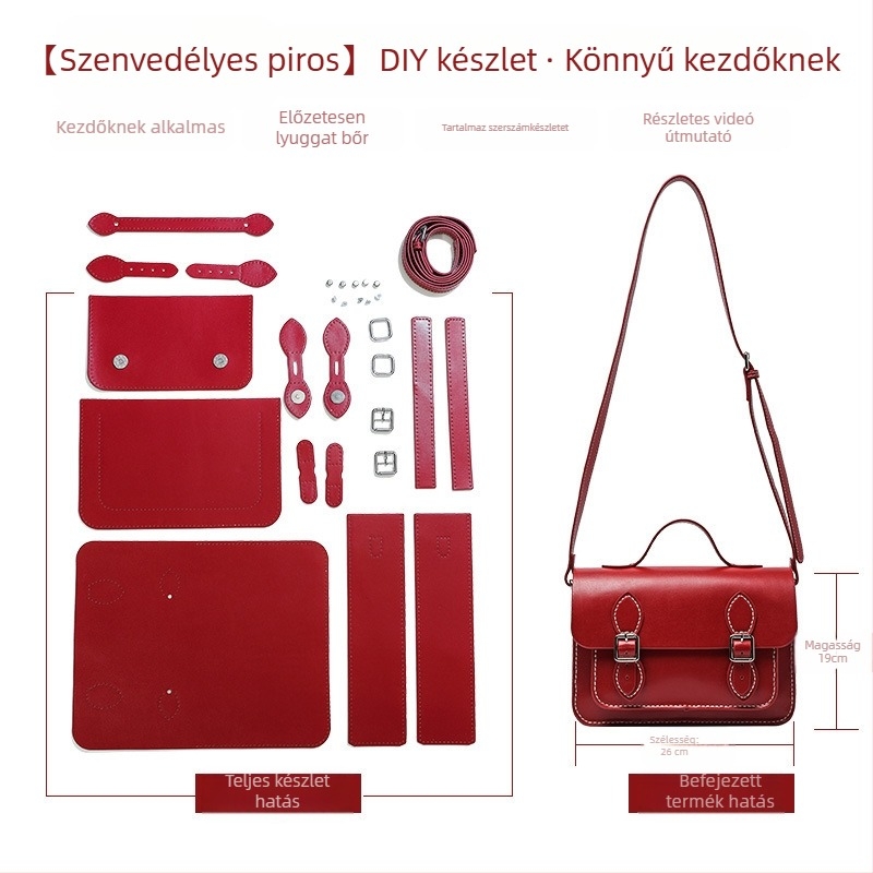 Yufang PU keresztbody női táska, utcai stílus, vízszintes négyzet alakú forma, zárófedél
