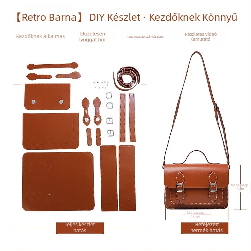 Yufang PU keresztbody női táska, utcai stílus, vízszintes négyzet alakú forma, zárófedél