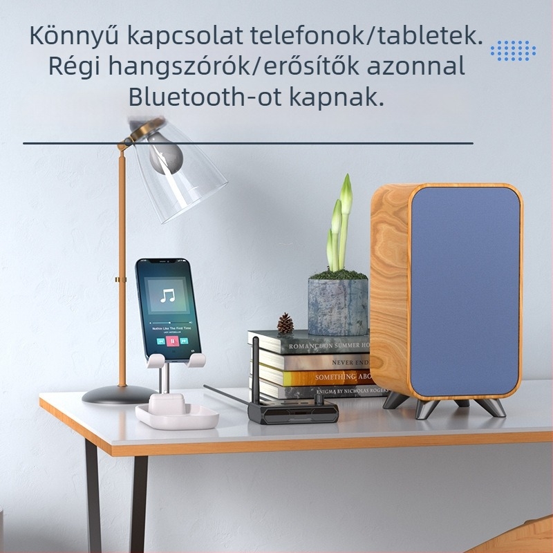 C36 Bluetooth 5.3 digitális kijelzős vevő, RCA, optikai és koaxiális, USB és AUX interfészek; USB-meghajtóról MP3 lejátszás támogatott; Plug and Play; 10 m hatótávolság
