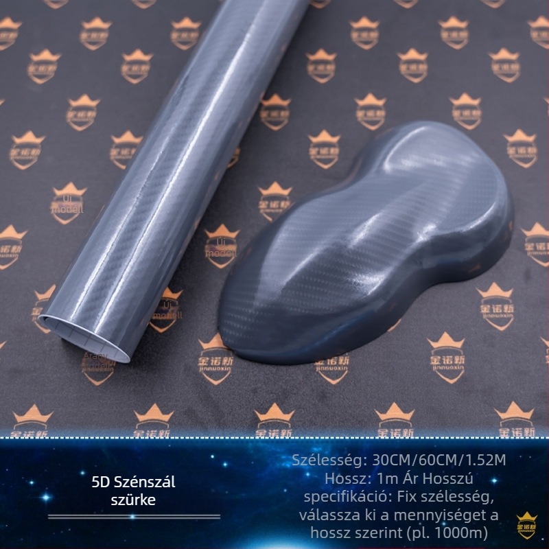 5D szénszálas film teljes autóhoz; színt váltó fólia; szénszálas minta; UV védelem 30%; hőszigetelés 30%