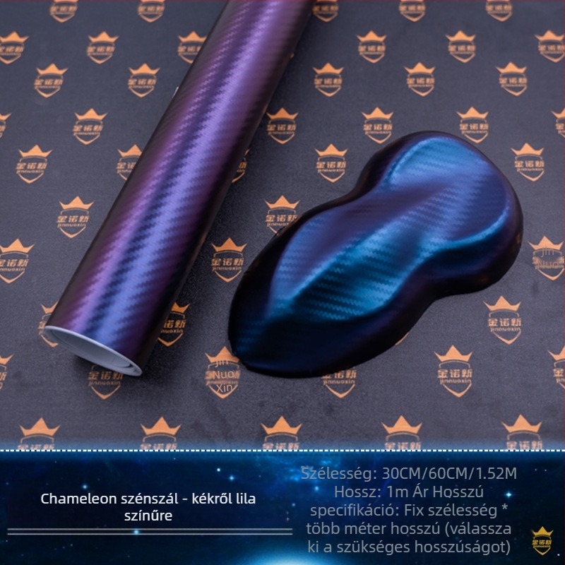 5D szénszálas film teljes autóhoz; színt váltó fólia; szénszálas minta; UV védelem 30%; hőszigetelés 30%