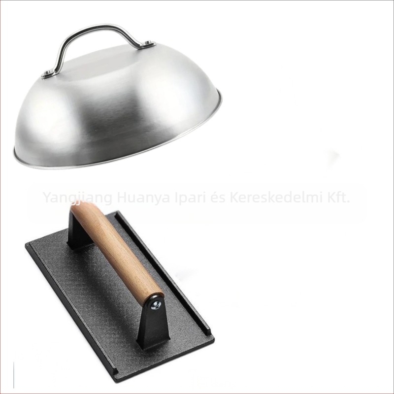 Grill eszközök készlet, 3 darab, rozsdamentes acél, Huanya márka