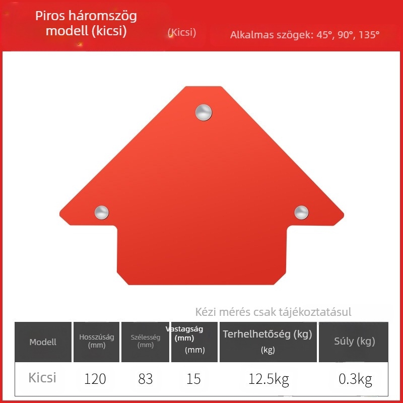 Fulida – erős mágneses hegesztő helymeghatározó, derékszög tartó