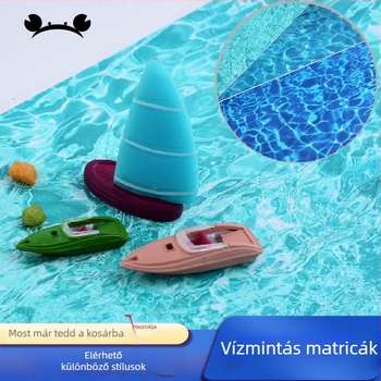 Építészeti modell DIY anyag kültéri mini tájhoz, vízmintázatú papírtapasz és hátoldali ragasztó; márka Crab kingdom; kész a DIY-hoz; 15–35 éveseknek; nem elektromos