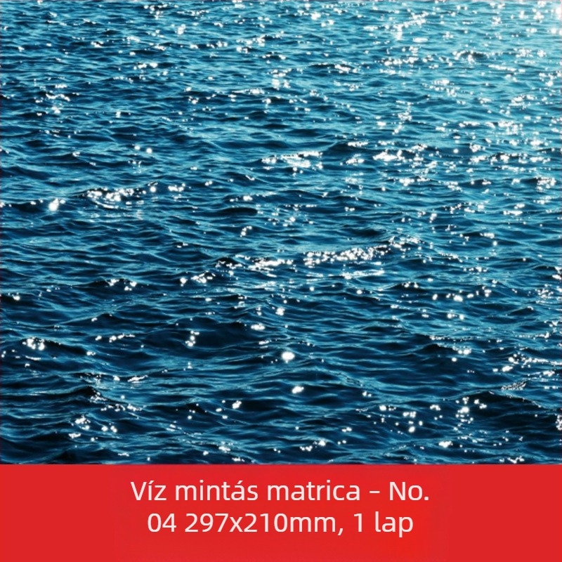 Építészeti modell DIY anyag kültéri mini tájhoz, vízmintázatú papírtapasz és hátoldali ragasztó; márka Crab kingdom; kész a DIY-hoz; 15–35 éveseknek; nem elektromos