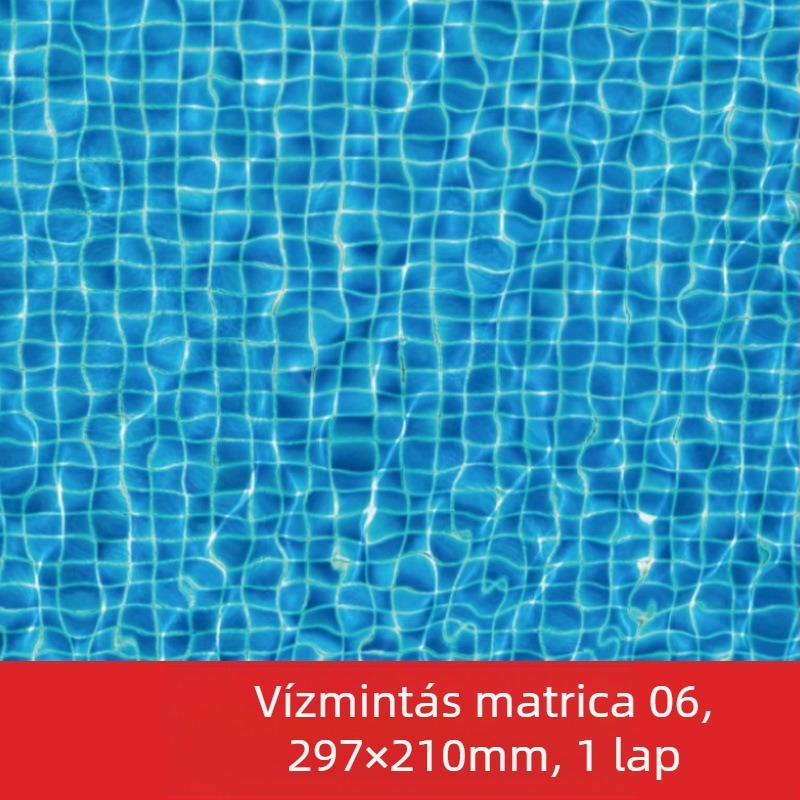 Építészeti modell DIY anyag kültéri mini tájhoz, vízmintázatú papírtapasz és hátoldali ragasztó; márka Crab kingdom; kész a DIY-hoz; 15–35 éveseknek; nem elektromos