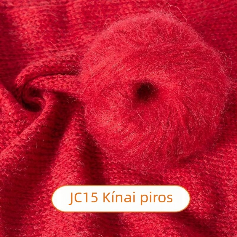 Mohair fonal – lélegő forgás, Reunion vonal, kézi kötéshez, spray-mohair, Blue Tears