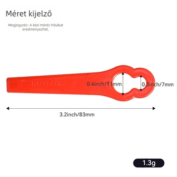 Műanyag penge fűnyíróhoz - univerzális cserealkatrész - Realistic (Márka: Realistic; Alkalmazás: fűnyíró; Testreszabás: Nincs)