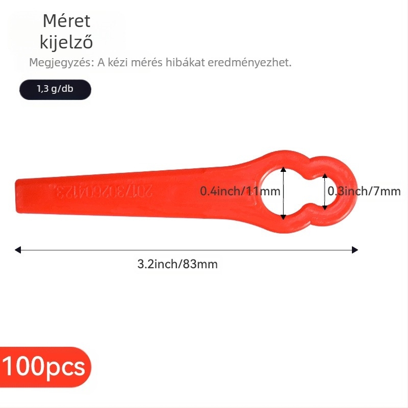 Műanyag penge fűnyíróhoz - univerzális cserealkatrész - Realistic (Márka: Realistic; Alkalmazás: fűnyíró; Testreszabás: Nincs)