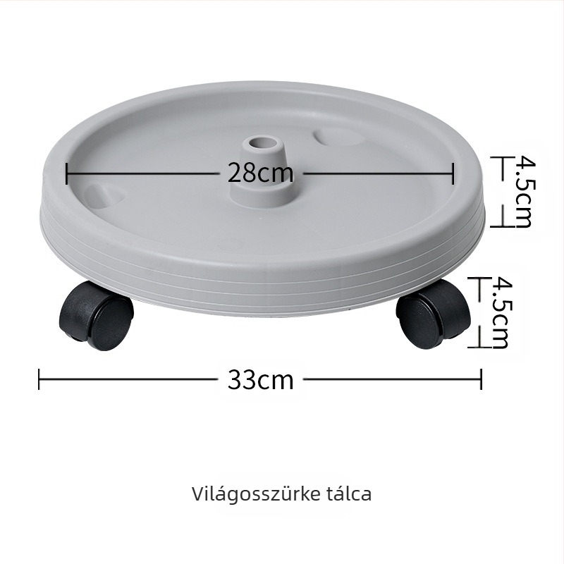 Virágcserép, műanyag, lélegző, biológiailag lebomló, tartós; vízmegtakarító és szárazságtűrő; használat: kombinált, asztali, padló és függő; gyártás: injektálási öntés