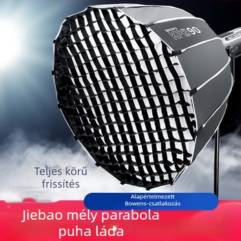 Lágy fénybox, nyolcszögletű, hordozható rácsos (méhsejt) világításhoz a stúdióban