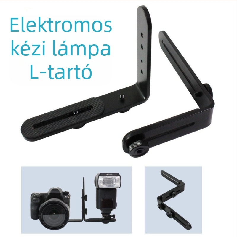 Cario S konzol – műanyag kézi tartó vakukhoz, mikrofonhoz és softbox világításhoz; legnagyobb teher 2 kg; súly 0,5 kg