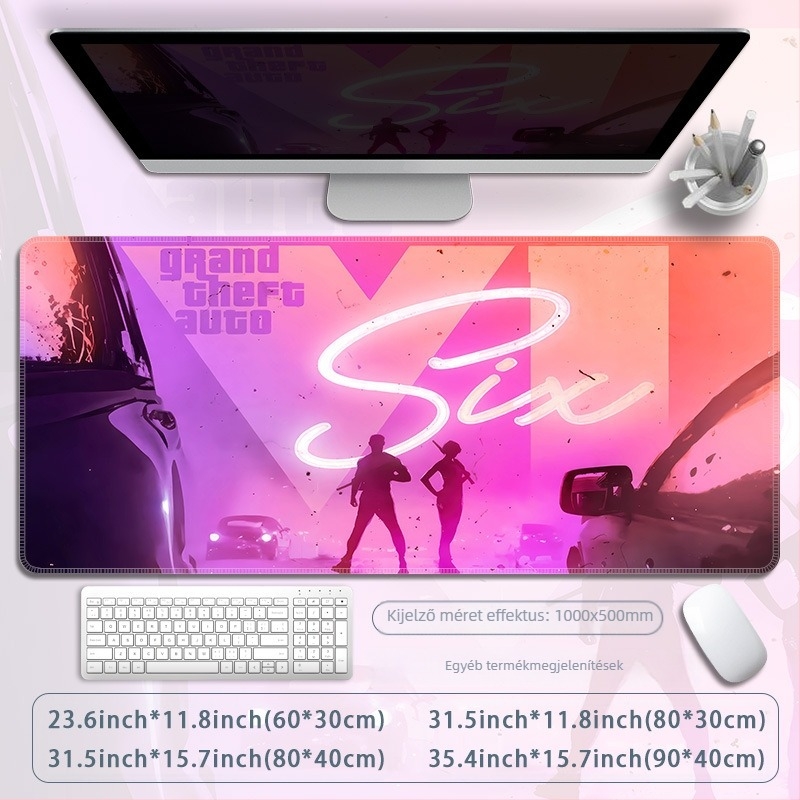 Asztali pad természetes gumiból, csúszásmentes felület, hőtranszfer nyomtatás, testreszabható OEM